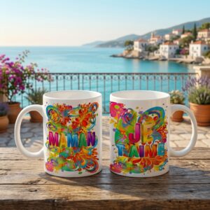 mug "pop culture" maman je t'aime