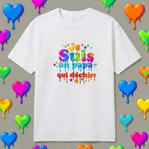 t-shirt papa qui dechire t-shirt papa qui dechire
