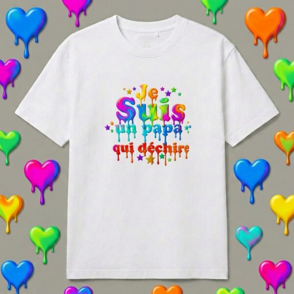 t-shirt papa qui dechire t-shirt papa qui dechire