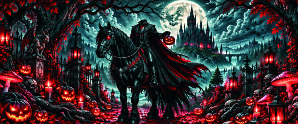 Lot de 5 dessins Halloween pour sublimation sur mugs 11 oz.