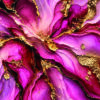 Merbré rose et or Motif marbré rose, violet et fuchsia avec effets de dorures pour mug