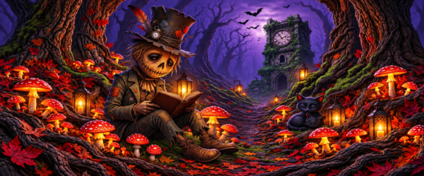 Lot de 5 dessins Halloween pour sublimation sur mugs 11 oz.